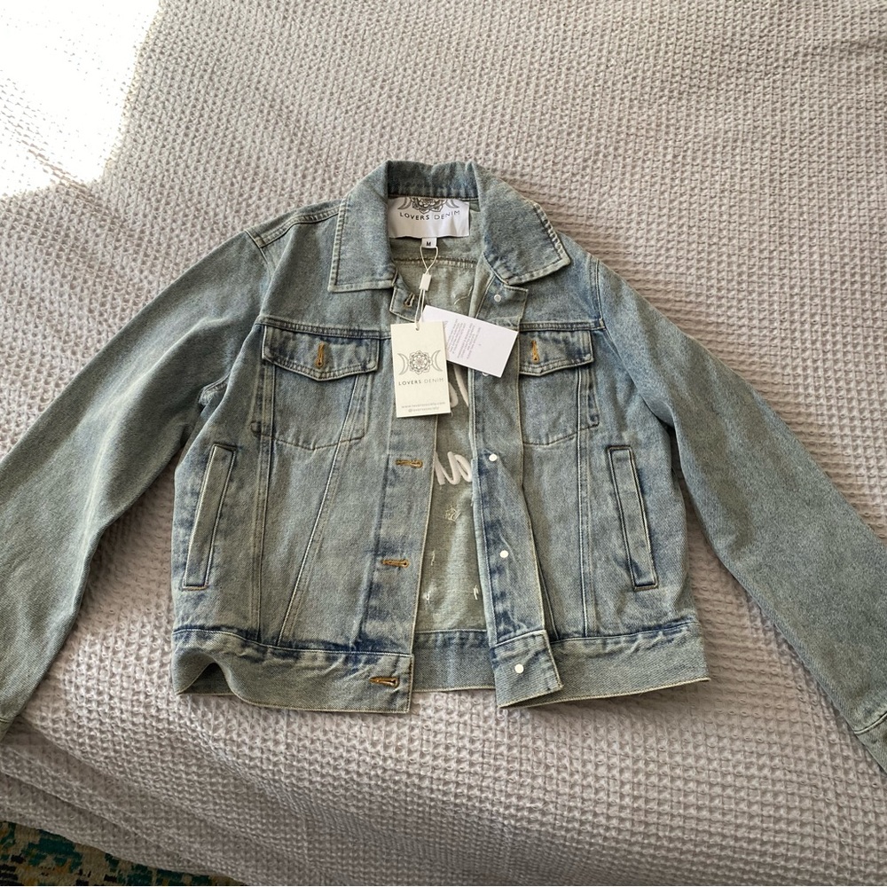 New Lovers Society Denim Jacket with tags